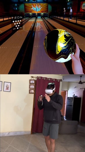 3.8K views · 33 reactions | 5 bagger VR Bowling Meta Quest 3 | DracoGames | Facebook