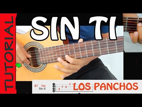 SIN TI - bolero TUTORIAL para guitarra - como tocar LOS PANCHOS