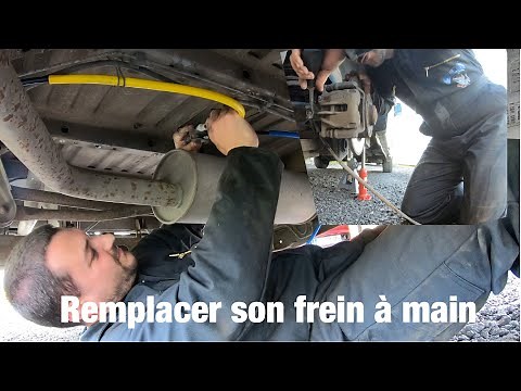 Repairing your handbrake 👍 Cable replacement and adjustments! 👌 Used van 😜