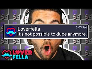 ANNIHILATING the Economy of Loverfella's "UN-DUPABLE" Minecraft Server...
