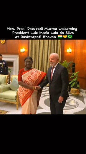 Two nations. One vision. Stronger together.” 🇮🇳🤝🇧🇷 #president #pm #shorts