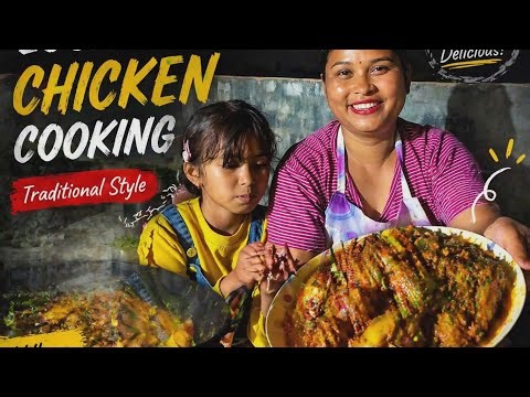 Nepali Local Chicken 🍗🔥”“Village Cooking!” “Local Chicken Nepali Style