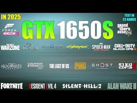 GTX 1650 Super : Test in 23 Games in 2025 - is it Good for Modern Games?