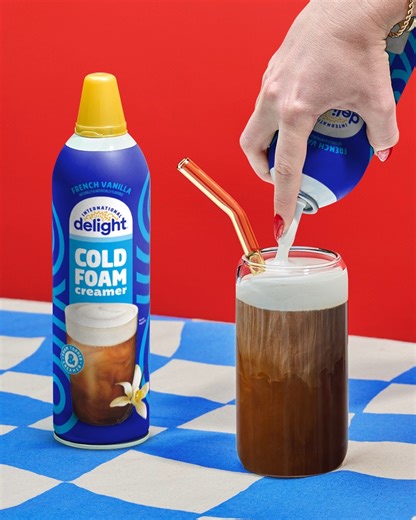 Bring the Coffeehouse to Your House with the NEW Cold Foam Creamer from International Delight! | International Delight