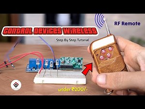 4 Channel Wireless RF Remote Control Transceiver Module | Convert Any Devices Wireless 🖲️