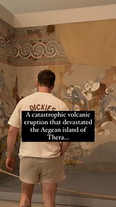The Minoan eruption was a catastrophic volcanic eruption that devastated the Aegean island of Thera (also called Santorini) circa 1600 BCE. It destroyed the Minoan settlement at Akrotiri, as well as communities and agricultural areas on nearby islands and the coast of Crete with subsequent earthquakes and paleotsunamis. The eruption was one of the largest volcanic events in human history. #history #historyfacts #historylovers #historynerd #historychannel #historylover #historylesson #historygeek