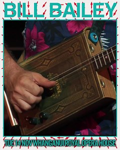 Whanganui! Don't miss the hilarious Bill Bailey on the 14th November at the Royal Opera House! Tix: https://bit.ly/BillBaileyWhanganui | Bohm Presents