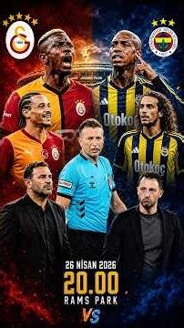 What do you think the Galatasaray - Fenerbahçe derby will end like? #football #explore #fenerbahç...