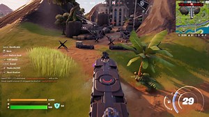 Fortnite Whiplash locations and how to mod Whiplash with off-road tires and Cow Catcher