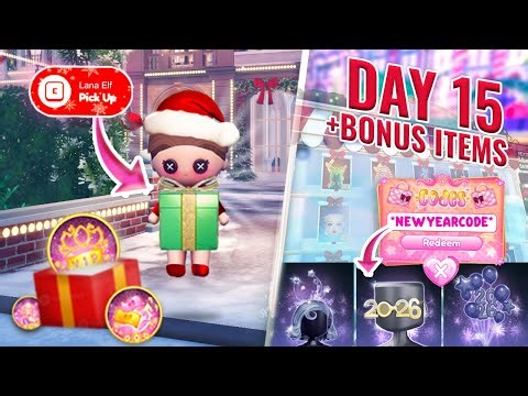 🔴 DAY 15! How to get Lana Elf Doll Location + NEW YEAR CODES in DRESS TO IMPRESS!
