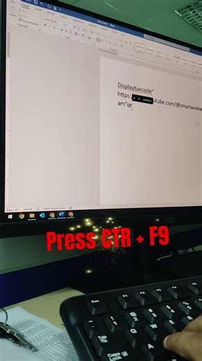 Quickly convert Link to a QR Code in MS Word | Generate a QR Code in Microsoft Word.#msword