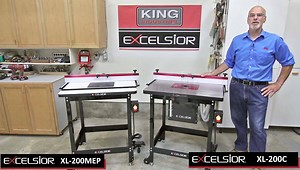King Canada is presenting the New Excelsior router table kits (models...