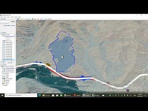 How to Find Catchment area in Google earth