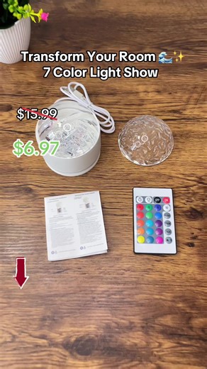 Create the ultimate relaxing & romantic ambiance with this ocean wave projector! Perfect for chill nights or setting the mood — now just $6.97 with FREE shipping! Don’t miss out! 🌌🎵 #roomvibes #relaxation #oceanwavelight #moodlighting #homedecor RomanticAmbience ProjectorLight ChillVibes TikTokMadeMeBuyIt LightingGoals