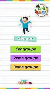 Infinitif et groupes des verbes – CE2 – Exercices en vidéo – Défi 5/5