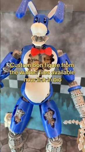 Custom Bon figure from the walten files available now #custom #twf #thewaltenfiles #figure #diorama