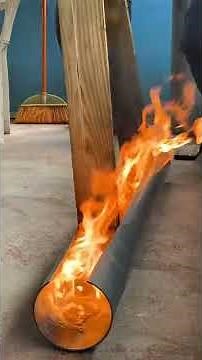 How to flatten a large piece of PVC pipe.