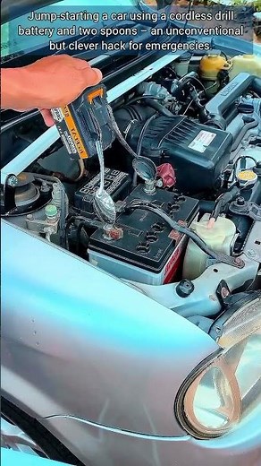 Drill Battery Jump Start Hack