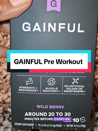 Pre Workout powder with clean energy for muscle recovery. 💪 💪 💪 💪 @Gainful #gainfulhealth #preworkout #workoutroutine #workoutsupplements