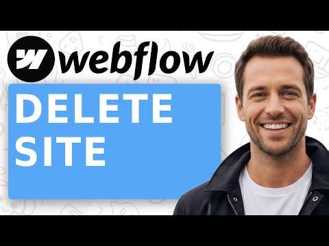 How To DELETE Site In Webflow [QUICK & EASY]