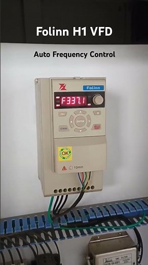 Folinn H1 VFD Automatic Frequency Control #folinn #vfd #automation #cnc #industrial