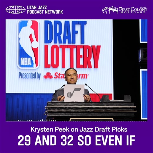 🚨 NEW #RoundballRoundup ALERT 🚨 Yahoo Sports Draft Analyst, Krysten Peek, stops by to discuss all things NBA Draft, including the end of the first round and who could potentially be available 👀 Tap in or listen wherever you get podcasts https://podcasts.apple.com/us/podcast/krysten-peek-on-the-nba-draft-lottery-talent-and/id1482449784?i=1000659258304 | Utah Jazz