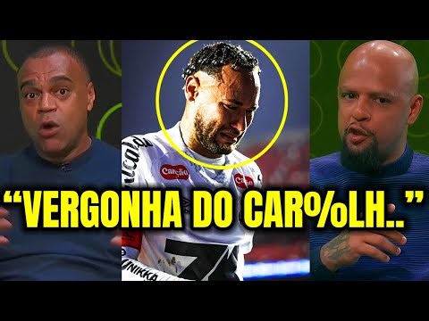 🚨 NOSSA! FELIPE MELO E DENILSON REAGEM AO CHORO DE NEYMAR APÓS GOLEADA DO VASCO