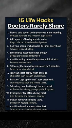 15 Life Hacks Doctors Rarely Share 😳 (Start Today!)