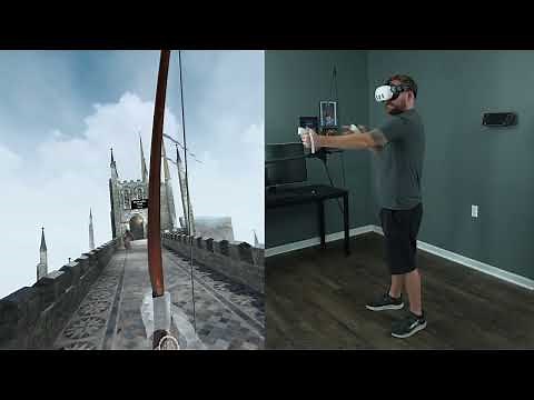 ShadowShot - VR Bow Accessory - Quest 2, 3, and Pro - Gameplay Demo