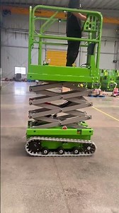 Mini Crawler Self propelled Scissor Lift Self-walking Lift Truck #fork Aerial Work#platform