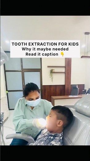 Tooth extraction for kids#dentist #kidsdentist #dental #smile #kids #satisfying