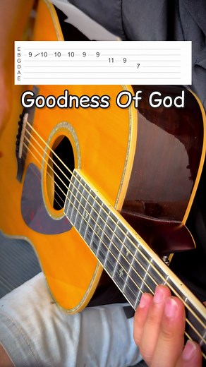 Goodness of God Chords & Guitar Tutorial