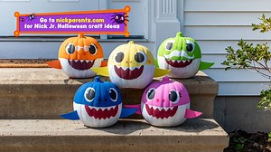 Baby Shark Pumpkin Painting