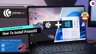 How To Download Install Primeos On Low End Pc Laptop Without Pen Drive Dual Boot 100 Working Emulator Insider Mp3 & Mp4 Download