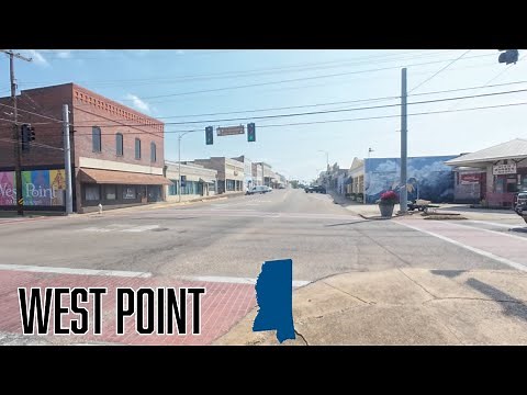 West Point, Mississippi I Golden Triangle I Downtown I 4K