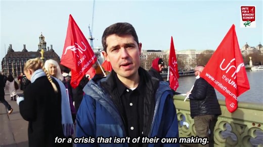 In January 2025, Unite For A Workers’ Economy took our fight for the restoration of the Winter Fuel Payment to Westminster Bridge. It would be June 2025 before Labour U-turned on the policy - it didn’t happen by accident. After the general election, Labour tried to slash the Winter Fuel Payment - cutting support from 10.8 million pensioners to just 1.5 million. With energy prices still high, older people were being pushed into impossible “heating or eating” choices. The backlash was huge. And cr