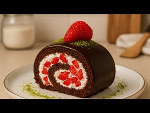 Grandma’s 5 Minute Chocolate Swiss Roll Recipe! Soft, Creamy & Unforgettable!