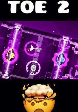 Why is TOE 2 so hard? #geometrydash #gdupdate #gd #deluxe12 #gaming #gameplay #shorts #retro