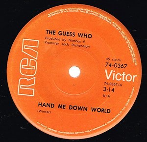 The Guess Who - Hand Me Down World