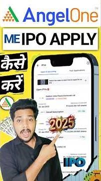 Angel One me IPO kaise apply kare 2025 | How to Apply IPO in Angel Broking