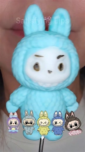 ASMR Satisfying Eating! Do You Own A Labubu ? #asmr #labubu #satisfyinglips | Satisfying Lips