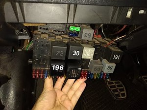 Funções dos relés do Golf Mk3