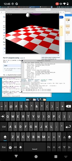 running a 3D Program on Android natively using linux desktop environment #opengl