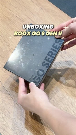 Unbox BOOX GO 6 GEN II #unboxing #ereader #boox #kindle