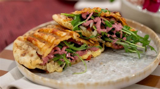 This recipe blends the best of Egyptian cuisine in one sandwich