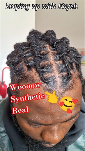 #hairstyle woooow beautiful transformation from synthetic dreadlocks.