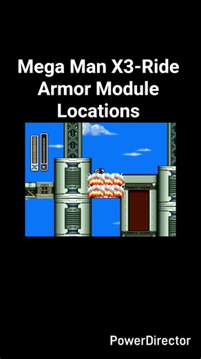 Mega Man X3-Ride Armor Module Locations #megamanx #retrogaming #nodamage