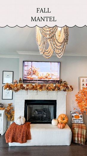 Kelsi Savage | 🍂 Fall Mantel 🍂 Comment FALL to get the details to our fall mantel sent to you! I LOVE how this turned out! I used my pool noodle,... | Instagram