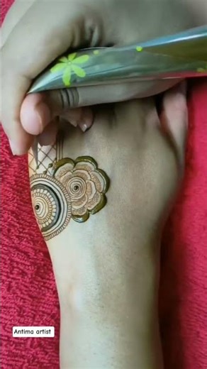 Back Side Mehndi Design | Easy & Beautiful Mehndi Tutorial🤌