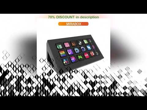 A must-have product! Stream Dock Mini Visual Keyboard 15Keys StreamDeck Lcd Button Controller For